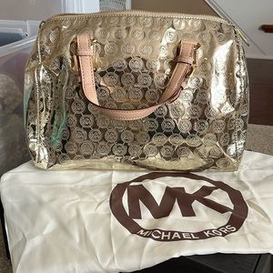 Classic gold MK handbag